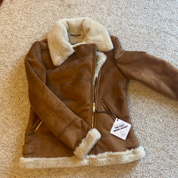 Nwt Hollister Cozy Biker Jacket 